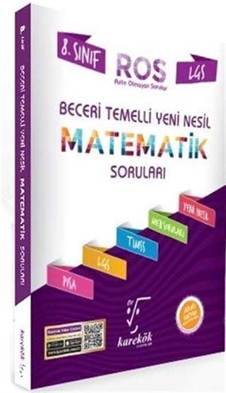 8. Sınıf LGS Beceri Temelli Yeni Nesil Ros Matematik Soruları