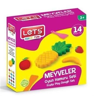 Lets Oyun Hamuru Meyveler Seti 14 Parça - (L8599)