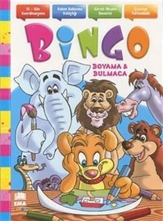 Bingo Boyama - Bulmaca (Renkli Örnekli)