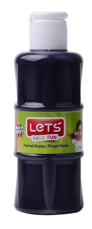 Lets Parmak Boya 100Ml Siyah (L-5659 )