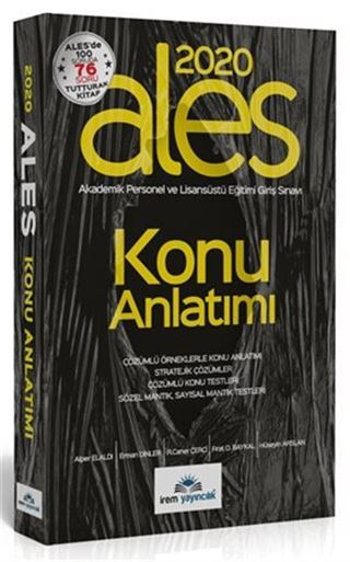 2020 ALES Konu Anlatımlı