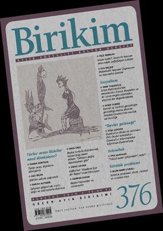 Birikim Aylık Sosyalist Kültür Dergisi Sayı:376 Ağustos 2020