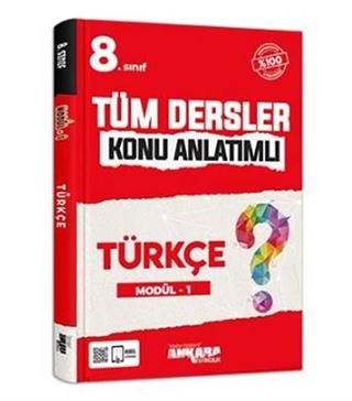 8.Sınıf Tüm Dersler Konu Anlatımlı Türkçe Modül -1