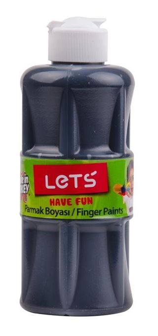 Lets Parmak Boyası 250 ml Siyah (L5609)