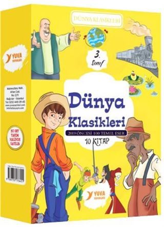 3. Sınıf Dünya Klasikleri Serisi (10 Kitaplık Set)