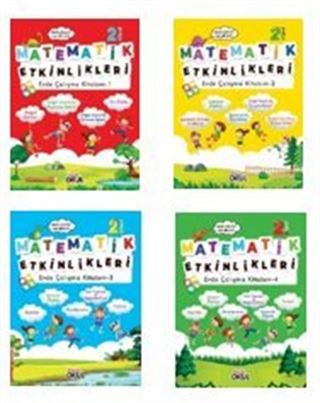 Matematik Etkinlikleri 2.Sınıf Evde Çalışma Kitabım (4 Kitap)