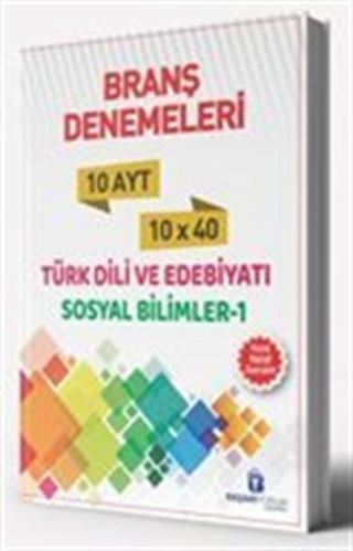 AYT Türk Dili ve Edebiyatı Sosyal Bilimler 1 10 Branş Denemeleri