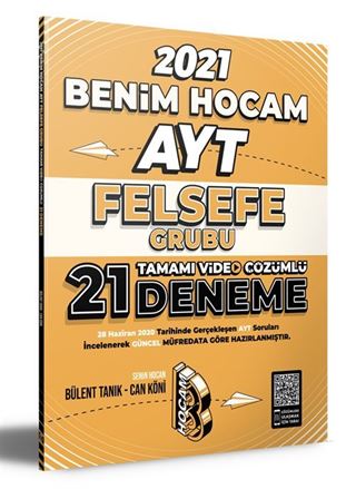 2021 AYT Felsefe Tamamı Video Çözümlü 21 Deneme Sınavı