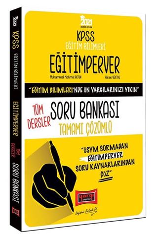 2021 KPSS Eğitim Bilimleri EğitimPerver Tamamı Çözümlü Soru Bankası