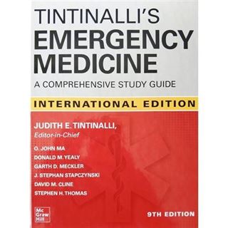 Tintinalli's Emergency Medicine: A Comprehensive Study Guide 9th