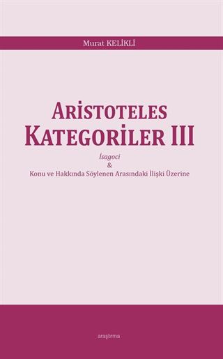 Aristoteles Kategoriler III