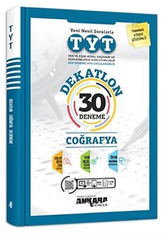 TYT Dekatlon Coğrafya 30 Deneme