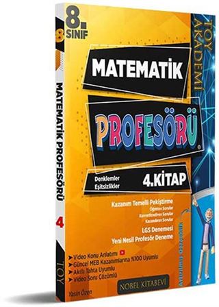 TOY Akademi LGS Matematik Profesörü 4. kitap