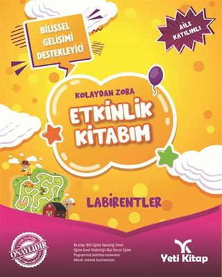Kolaydan Zora Etkinlik Kitabım / Labirentler