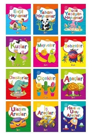 Küçük Kaşifin Boyama Kitabı (12 Kitap)