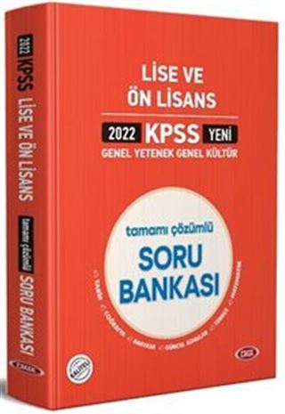 2022 Lise ve Ön Lisans Tamamı Çözümlü Soru Bankası
