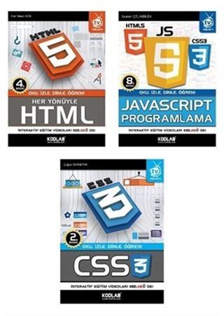 Web Programlama Seti (3 Kitap Takım)