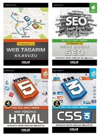 Hızlı ve Kolay Web Tasarım Seti 2 (4 Kitap Takım)
