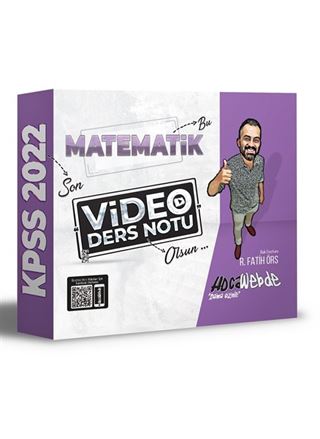 2022 KPSS Matematik Video Ders Notu