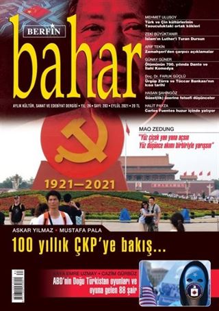Berfin Bahar Aylık Kültür Sanat ve Edebiyat Dergisi Sayı:283 Eylül 2021