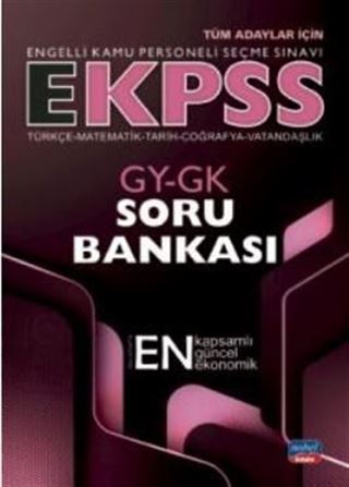 E-KPSS GY-GK Soru Bankası / Türkçe-Matematik-Tarih-Coğrafya-Vatandaşlık