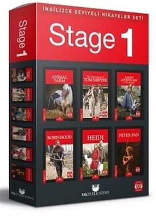 İngilizce Seviyeli Hikayeler Seti - Stage 1