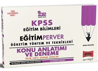 2022 KPSS Eğitim Bilimleri EğitimPerver Öğretim Yöntem ve Teknikleri Konu Anlatımı ve Deneme