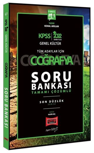 2022 KPSS Genel Kültür Son Düzlük Coğrafya Tamamı Çözümlü Soru Bankası