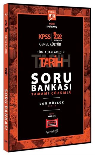2022 KPSS Genel Kültür Tüm Adaylar İçin Son Düzlük 5 Yargıç Tamamı Çözümlü Tarih Soru Bankası