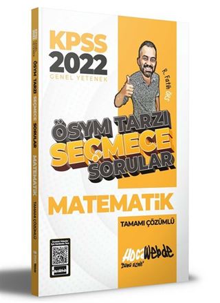 2022 KPSS Matematik ÖSYM Tarzı Seçmece Sorular Tamamı Çözümlü Soru Bankası