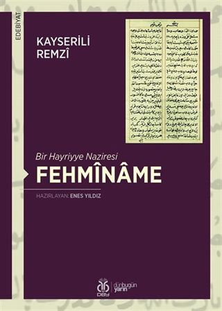 Bir Hayriyye Naziresi Fehmîname