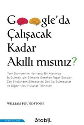 Google'da Çalışacak Kadar Akıllı mısınız?