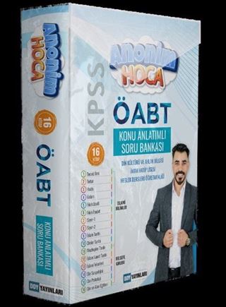 2022 ÖABT Din Kültürü Ve Ahlak Bilgisi Anonim Hoca Konu Anlatımlı Soru Bankası (İslami İlimler ve Felsefe) (16 Fasikül)