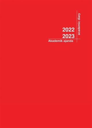 2022-2023 Akademik Ajanda (Kırmızı)