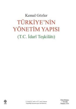 Türkiye'nin Yönetim Yapısı (T.C. İdari Teşkilatı)