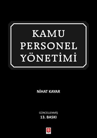 Kamu Personel Yönetimi