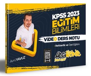 2023 KPSS Eğitim Bilimleri Rehberlik ve Özel Eğitim Video Ders Notları