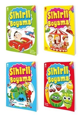 Sihirli Boyama (4 Kitap)