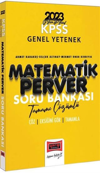2023 KPSS Matematikperver Tamamı Çözümlü Soru Bankası