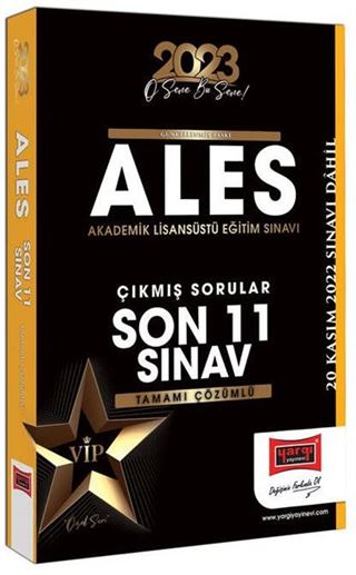 2023 ALES Tamamı Çözümlü Son 11 Sınav Çıkmış Sorular