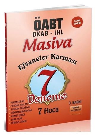Masiva ÖABT Din Kültürü Efsaneler Karması 7 Hoca 7 Deneme