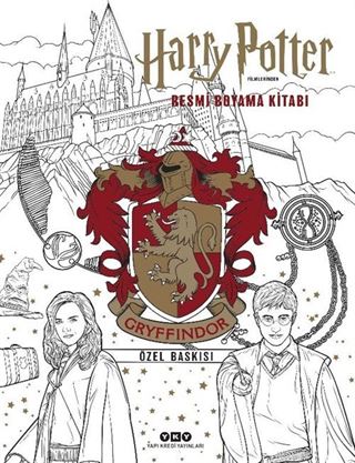 Harry Potter Filmlerinden Resmi Boyama Kitabı (Gryffindor Özel Baskısı)