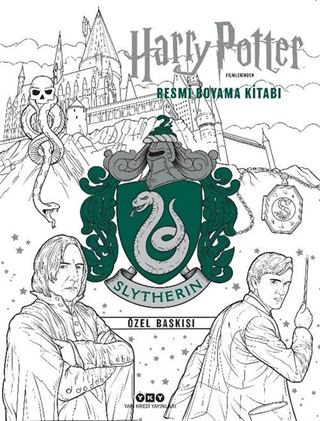 Harry Potter Filmlerinden Resmi Boyama Kitabı (Slytherin Özel Baskısı)