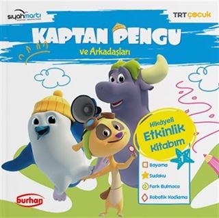 Kaptan Pengu ve Arkadaşları Hikayeli Etkinlik Kitabım 1