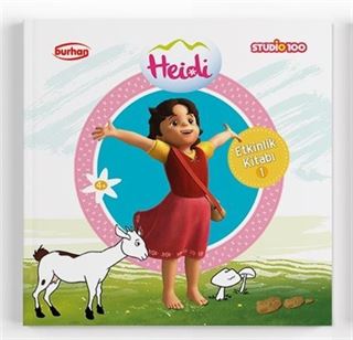 Heidi Etkinlik Kitabı 1 / Boyama, Alıştırma, Eşleştirme, Bulmaca, Yaz çiz Bul