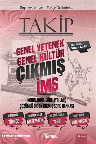 Takip İcra Müdürlüğü Sınavı Konularına Göre Sıralanmış Genel Kültür Genel Yetenek Çözümlü Çıkmış Soru Bankası