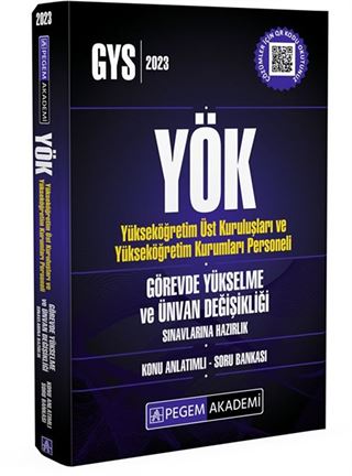 2023 YÖK Görevde Yükselme ve Ünvan Değişikliği Konu Anlatımlı Soru Bankası