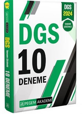 2024 Dgs Tamamı Çözümlü 10 Deneme