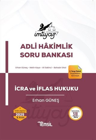 İmtiyaz Adli Hakimliğe Özel İcra Ve İflas Hukuku Soru Bankası