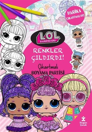 Renkler Çıldırdı! - L.O.L. Surprıse! Çıkartmalı Boyama Partisi